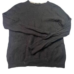 Charter Club Women's Luxury 100% Cashmere Sweater Black, Size Large